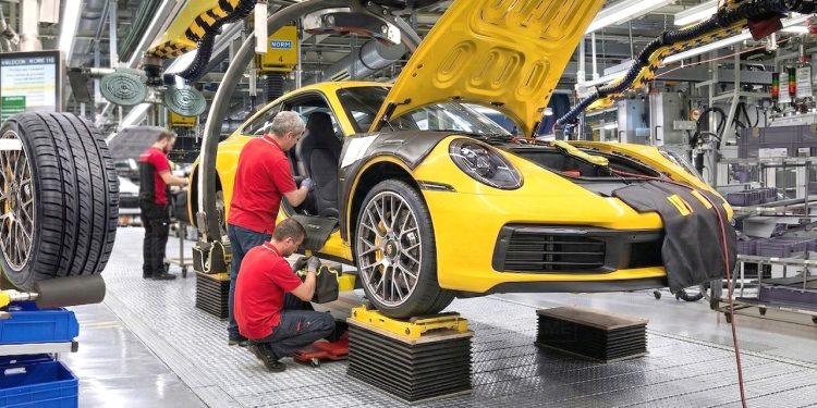 porsche u procesu proizvodnje